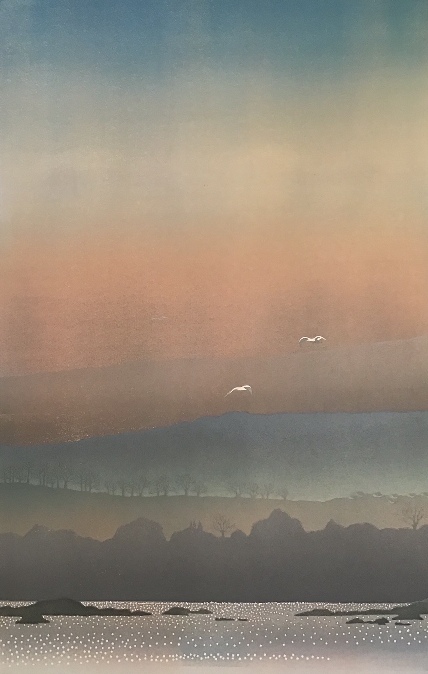'Misty Scottish Morning 9/9' by artist Deb Wing